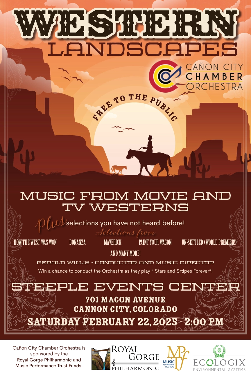 Western Landscapes Concert Poster